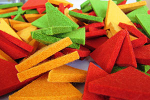 Felt Triangles